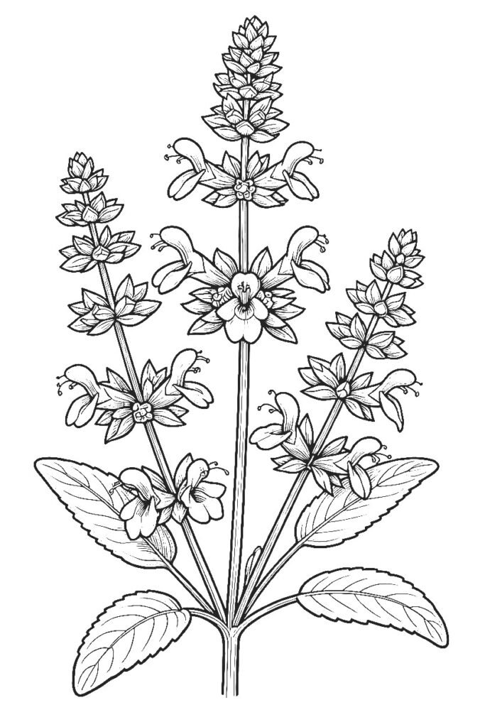 FIORI DA STAMPARE E COLORARE