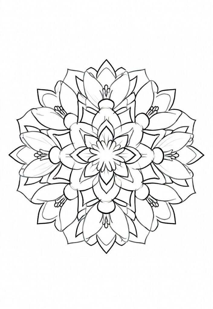 MANDALA DA COLORARE AUTUNNO