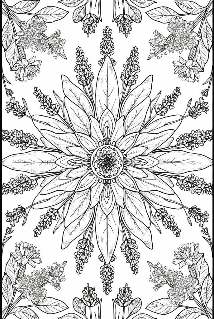 ANTISTRESS MANDALA DA STAMPARE