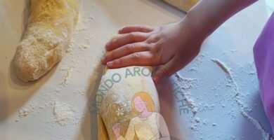 Pane fatto in casa con i bambini
